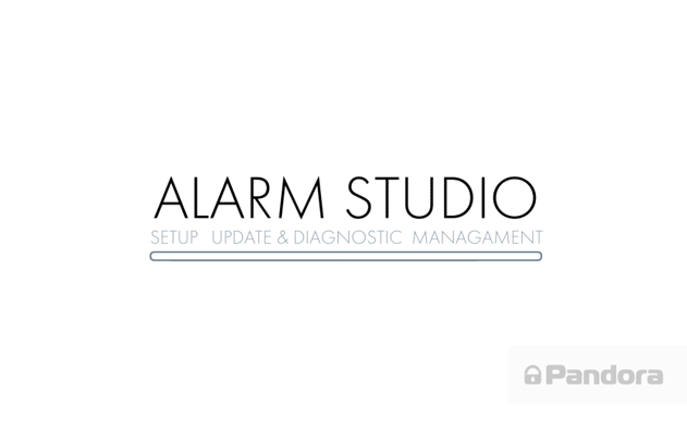 Pandora Alarm Studio загрузка