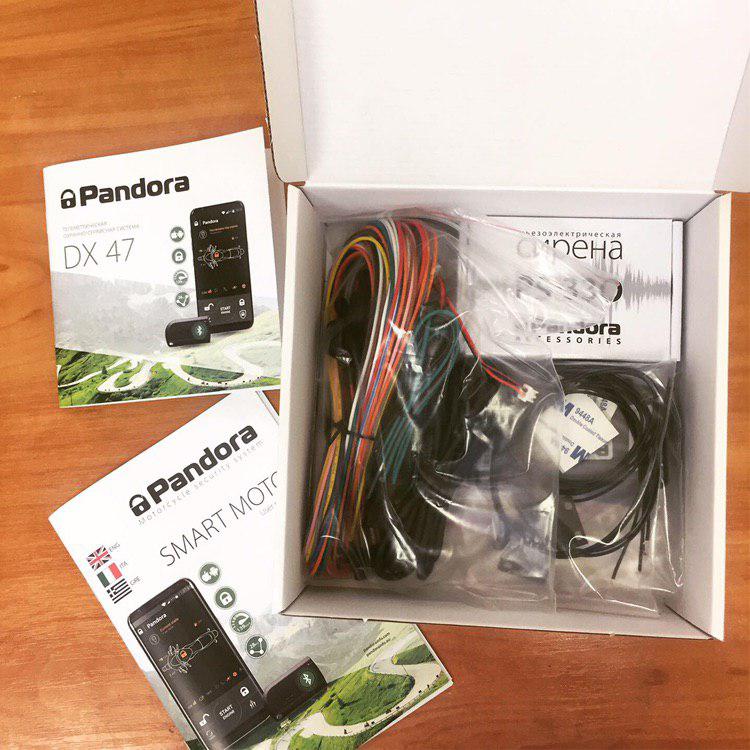 Pandora Smart Moto Комплектация в коробке