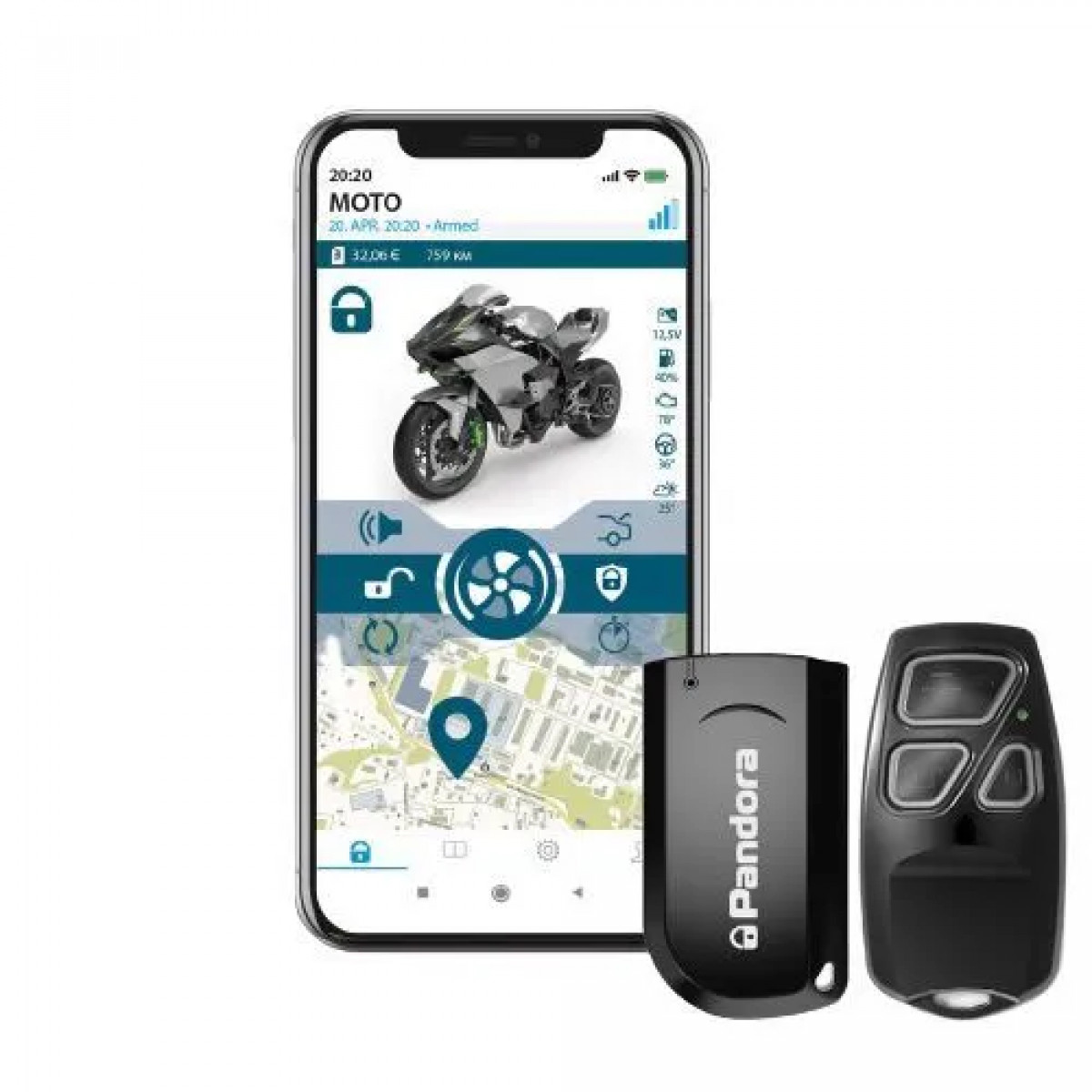 Pandora MOTO EVO BT LTE+GPS