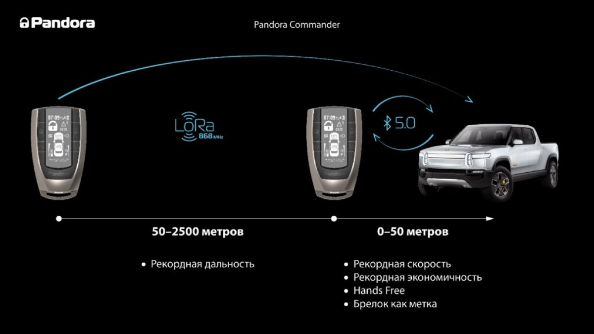 Pandora Commander (D-061) брелок