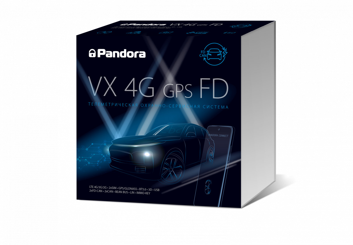 Автосигнализация Pandora VX 4G GPS FD
