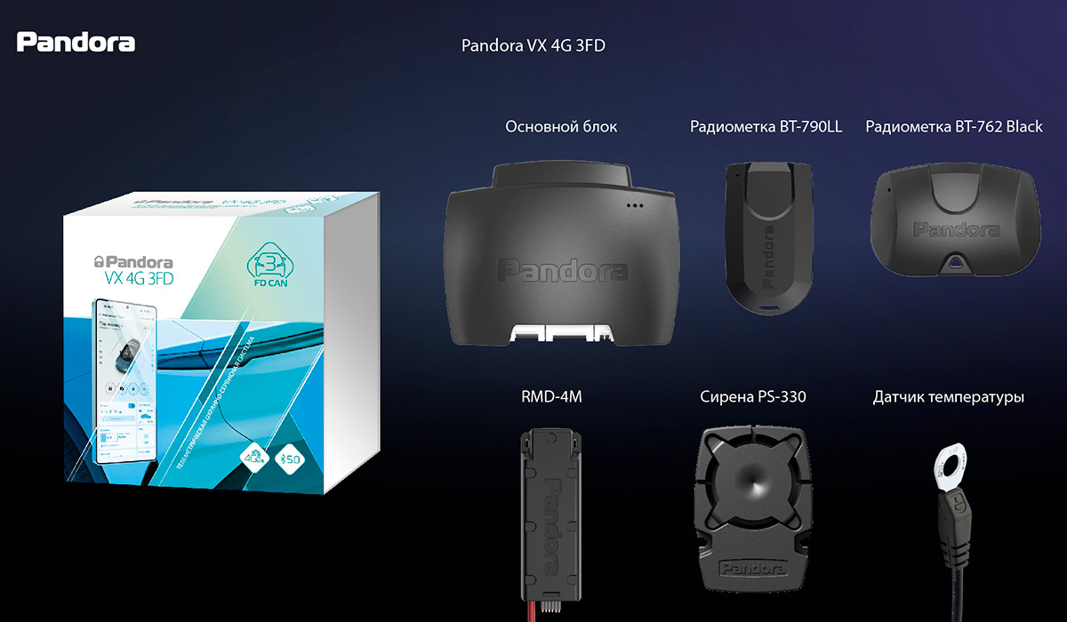 Pandora VX-4G 3FD GPS Light