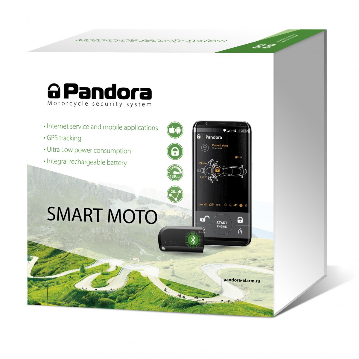 Мотосигнализация Pandora DX-47 Smart Moto