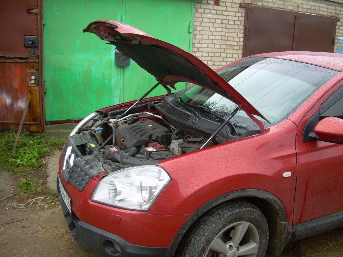 A-ENGINEERING Упоры капота для Nissan Qashqai j10, 2007-2014