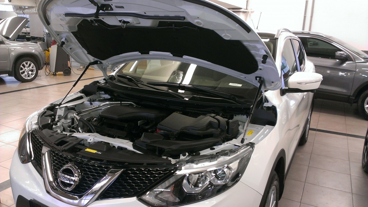 A-ENGINEERING Упоры капота для Nissan Qashqai j11, 2014-н.в.