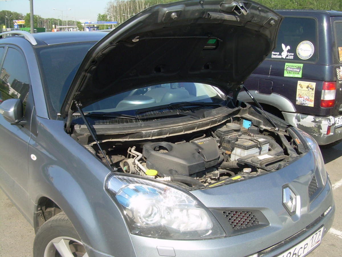A-ENGINEERING Упоры капота для Renault Koleos, 2008-2016