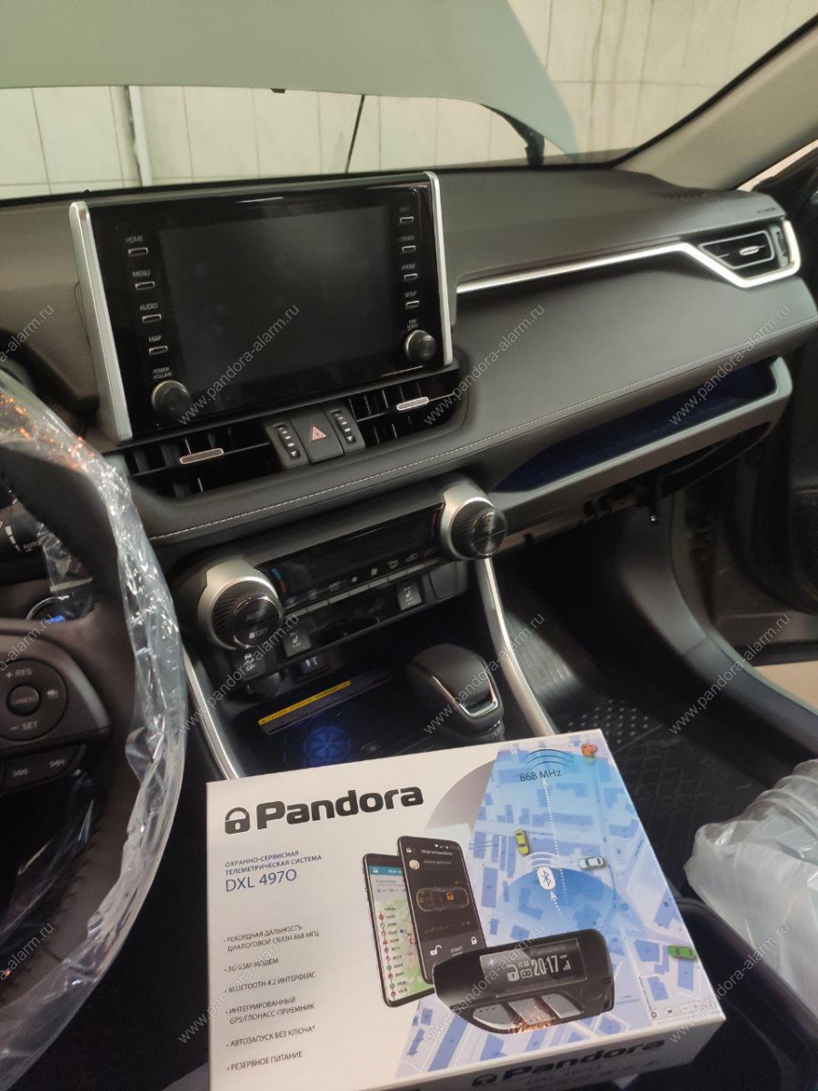 Toyota RAV-4 2019 установка Pandora DXL 4970
