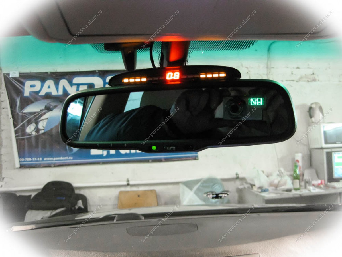 Lexus GS 300 установка Pandora DXL 5000 и заднего парктроника, тонирование стёкол