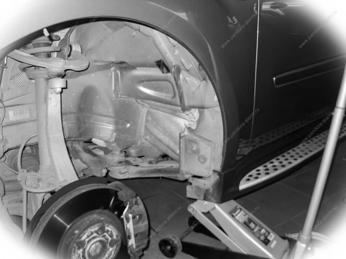 Mercedes ML 350 (164) установка Webasto Evo-5, Pandora DXL 3910