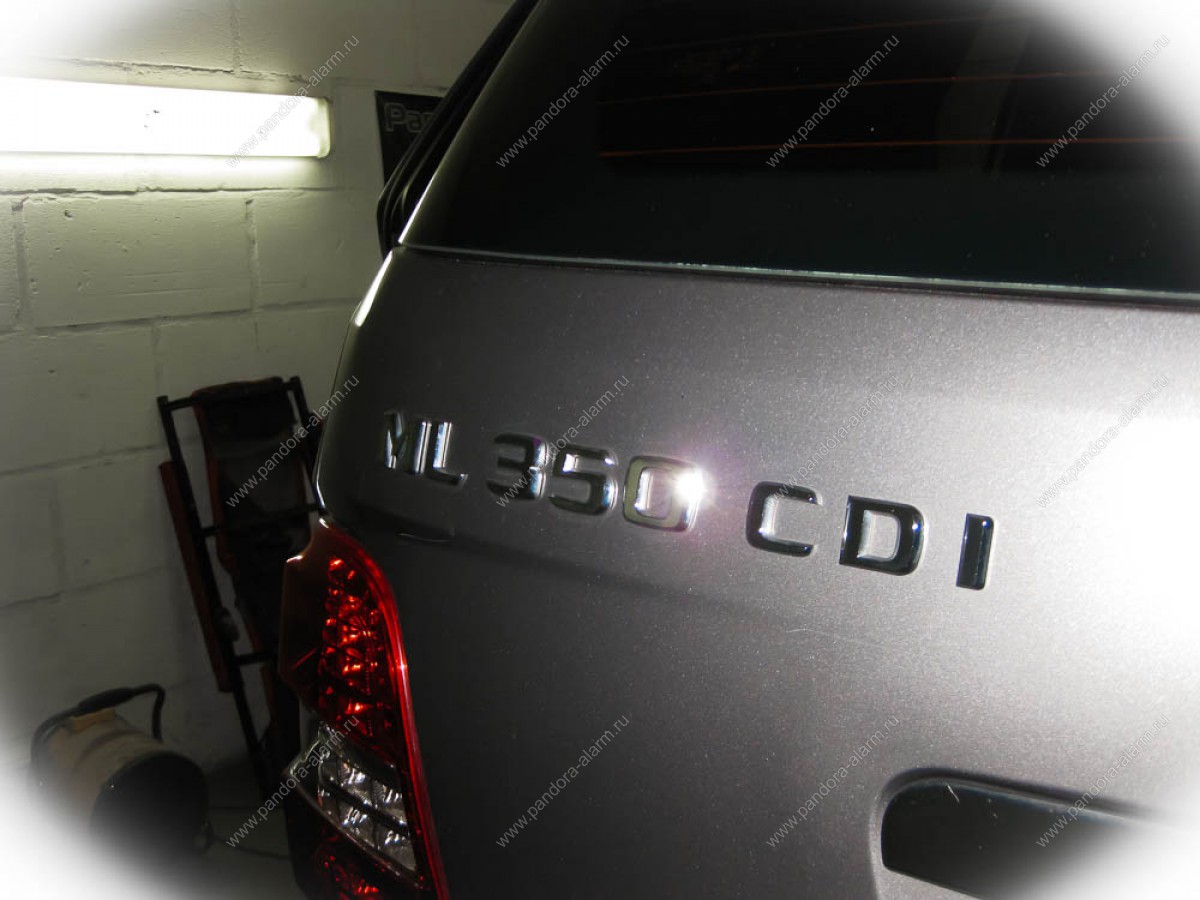 Mercedes ML 350 (164) установка Webasto Evo-5, Pandora DXL 3910